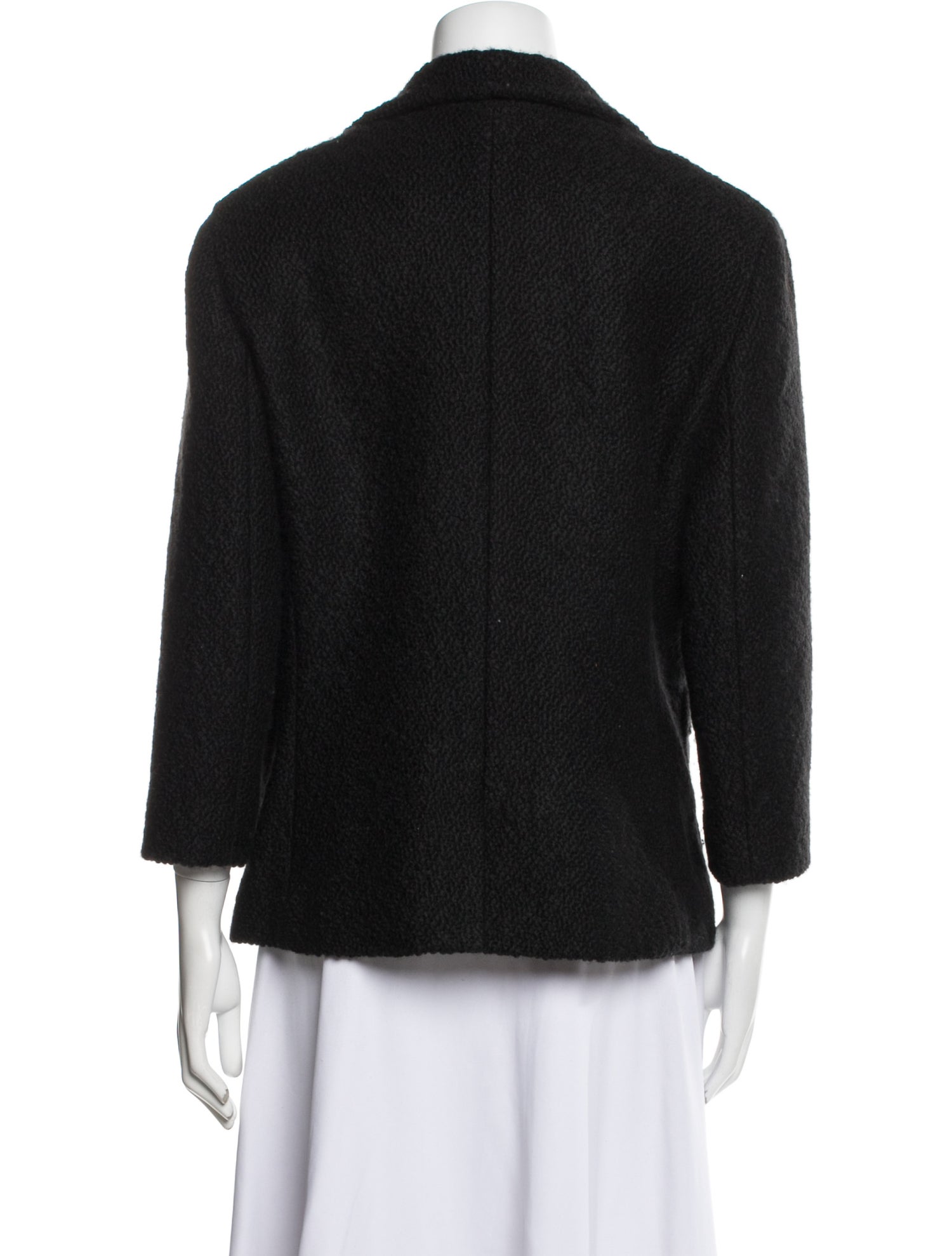 The Row Virgin Wool Tweed Pattern Jacket